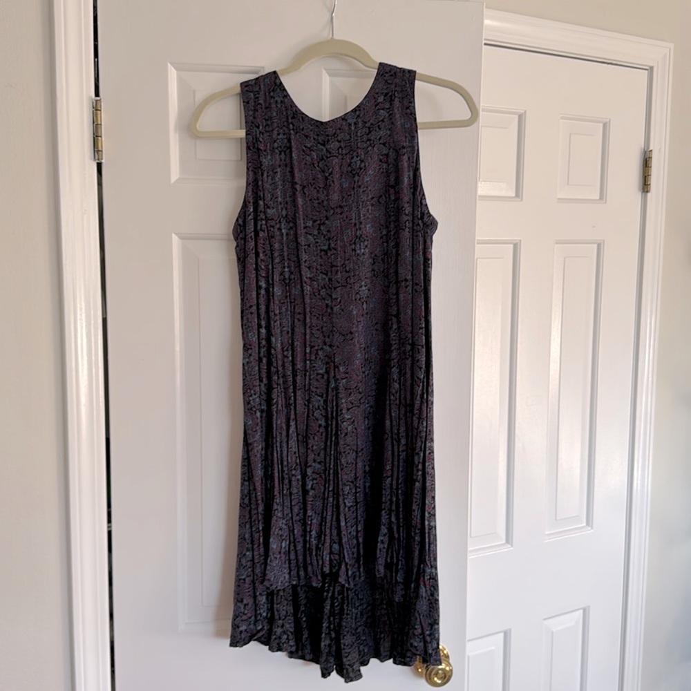 Mid / Short length floral dress with buttons on back